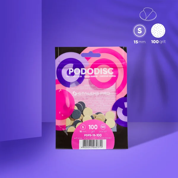 Lime Di Ricambio Su Base Morbida Per Il Disco Per Pedicure PODODISC STALEKS PRO S (50 Pz) 100 grit