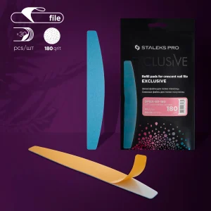 Ricambi Per Lima Mezzaluna (Base Morbida) EXCLUSIVE 40 (30 Pz) 180 grit - immagine 1
